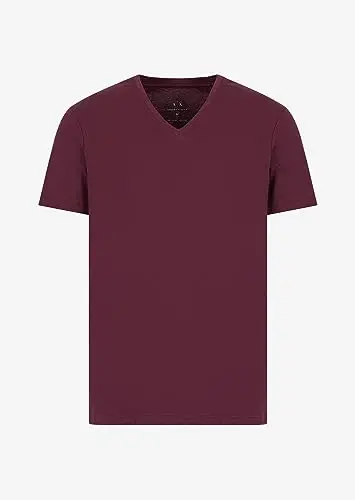 Armani Exchange Men's Pima Cotton Jersey Short Sleeve V-Neck T-Shirt - 4