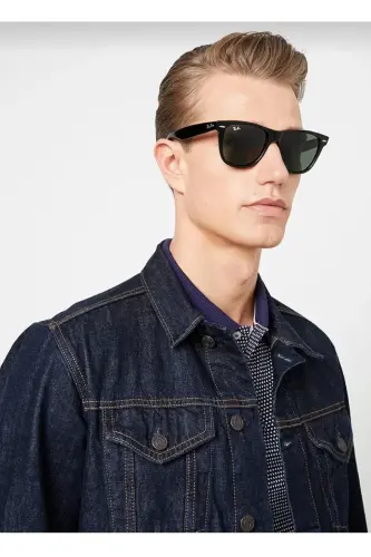 RAYBAN RB2140 901 50 POLARİZE DEGİLDİR UV KORUMALIDIR...CAM RENGİ KOYU YEŞİLDİR... - SİYAH - 3
