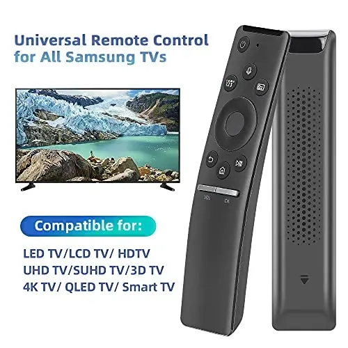 Gvirtue Voice Remote Control for Samsung-Smart-TV-Remote Controller, for All Samsung LED QLED LCD 4K 8K UHD HDR 5 6 7 8 9 Series Flat Curved Crystal Smart TV - 8