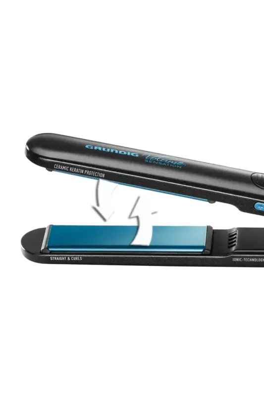 Hs 5330 Seramik Keratin Kaplama Iyonik Fonksiyonlu Saç Düzleştirici - beyaz - 5