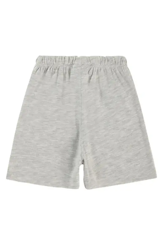 Yandan Dikişli 6-18 Ay Unisex Şort - Gri 18-24 Ay - Karmelanj - 2