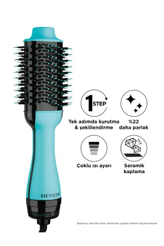One Step Volumiser Saç Kurutma Makinesi ve Şekillendirici - Turkuaz RVDR5222TE2 - Matte Turquoise - 4