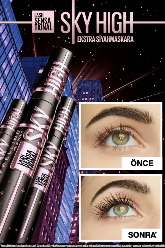 Lash Sensational Sky High Cosmic Black Maskara - Cosmic Black - 3
