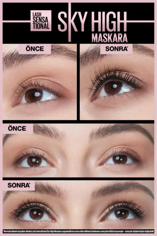 Lash Sensational Sky High Suya Dayanıklı Waterproof Maskara - Sky High Siyah - 3