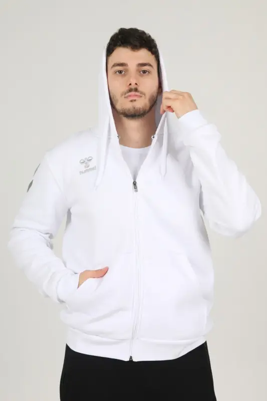 Armin Pamuklu Kamp Eşofman Üstü - Beyaz - 2