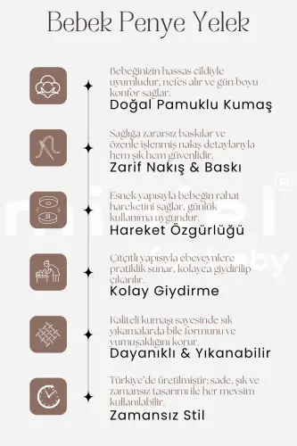 Kız Bebek Ayıcık Nakışlı Organik Pamuklu 3-6-9 Ay 2li Penye Bebek Yelek - Çok Renkli - 7
