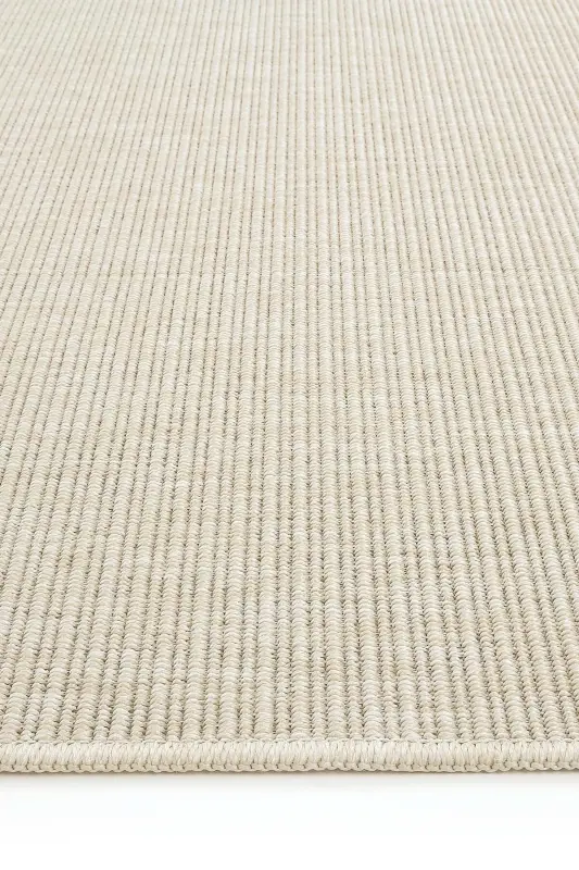 Milano Krem Bej Hasır Bohem Leke Tutmaz Düz Renk Rustik Balkon Ev Mutfak Oturma Odası Halısı - Krem 55 - 15