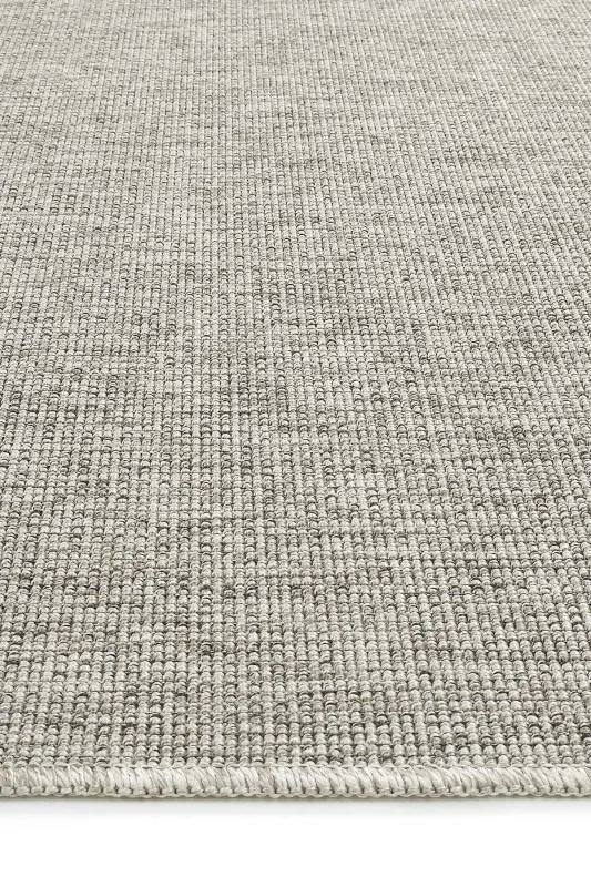 Milano Gri Vizon Jüt Sisal Görünümlü Dokuma Taban Kesme Makine Ev Salon Mutfak Giyinme Balkon Halısı - Gri 33 - 7