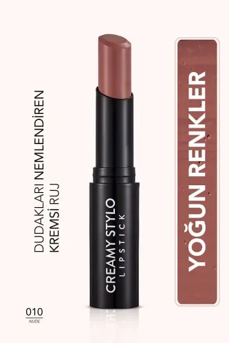 Yarı Parlak Stick Ruj- Creamy Stylo Lipstick -010 Nude-8682536013703 - 010 NUDE 