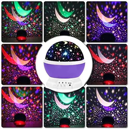 Toys for 1-10 Year Old Boys, Star Projecor for Kids 3-9 Years, Educational Sensory Toys for Boys Girls Autistic Children,Easter Gifts Christmas Stocking Stuffers for Kids - 3