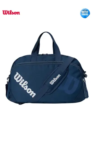 Lisanslı Unisex Su Geçirmez Gym Fitness Spor ve Seyahat Çantası El Valizi - Lacivert Renk - WILSON (1)