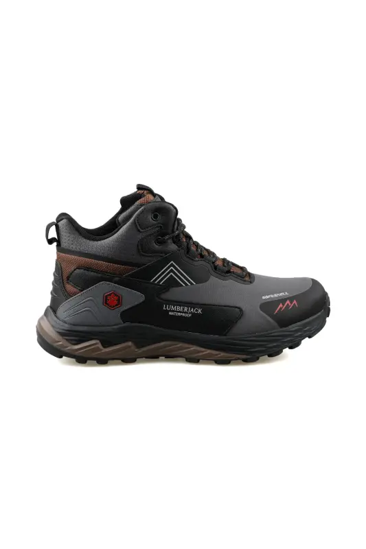 3W Burk 3Pr Erkek Trekking Bot Ve Ayakkabısı 101386636 Gri - 86636-1 - 9
