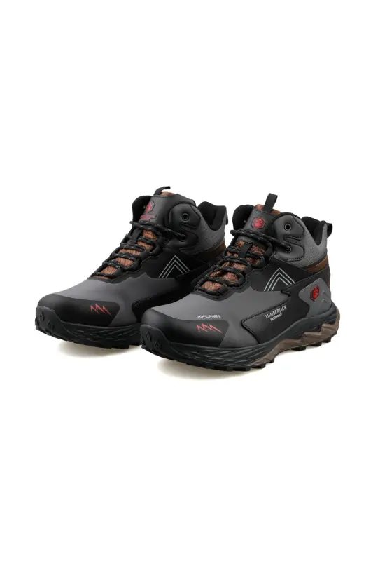 3W Burk 3Pr Erkek Trekking Bot Ve Ayakkabısı 101386636 Gri - 86636-1 - 11
