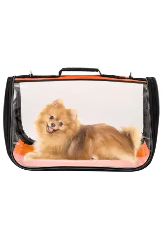 Fly Bag Kedi Köpek Taşıma Çantası Kuş Taşıma Çantası Evcil Hayvan Taşıma Çantası - turuncu - NORTHERN FASHION (1)