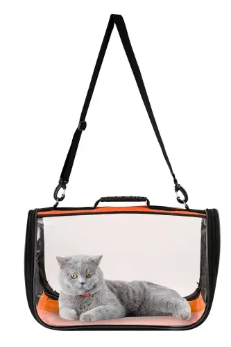 Fly Bag Kedi Köpek Taşıma Çantası Kuş Taşıma Çantası Evcil Hayvan Taşıma Çantası - turuncu - 4