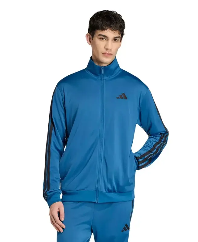 Men's 3-Stripes Tricot Track Jacket - Dusky Petrol - 1