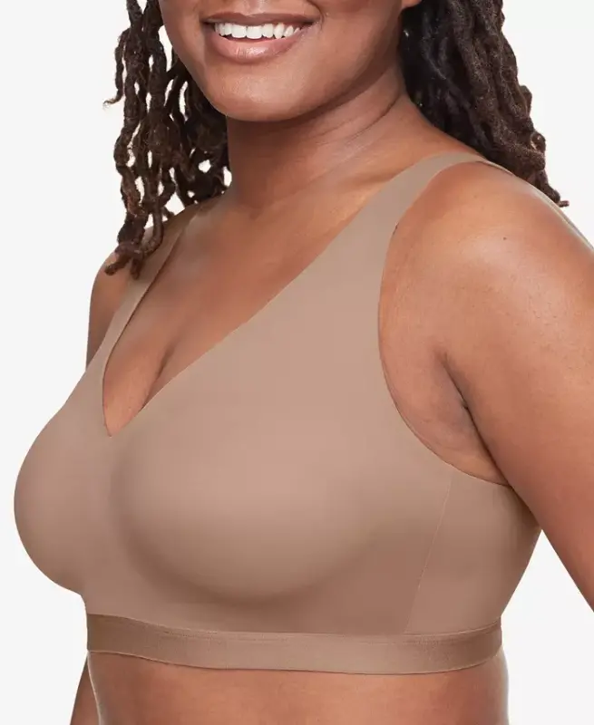 Cloud 9® Super Soft, Smooth Invisible Look Wireless Lightly Lined Comfort Bra RM1041A - Toasted Almond - 2