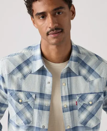 Men's Classic-Fit Western Shirt - Allure Plaid - 3