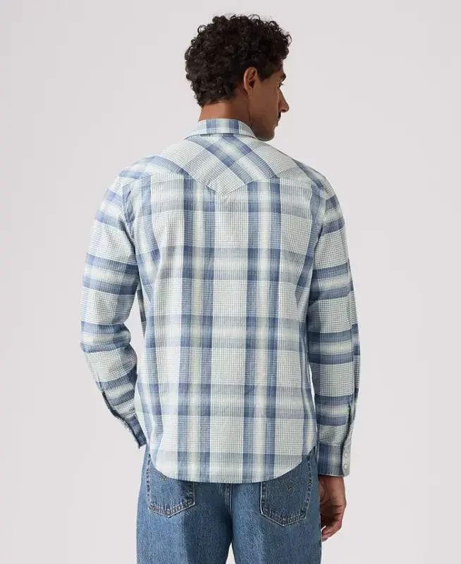 Men's Classic-Fit Western Shirt - Allure Plaid - 4