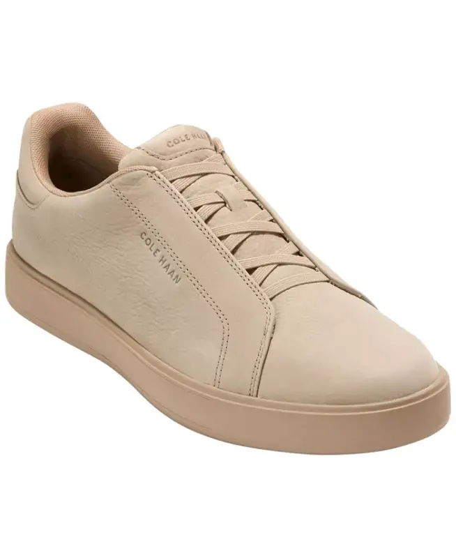 Men's GrandPrø Luxe Slip-on Sneaker - Dark Latte Nubuck - COLE HAAN