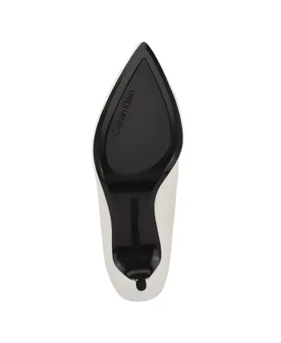 Women's Gayle Classic Pointed Toe Stiletto Pumps - White Saffiano - 5