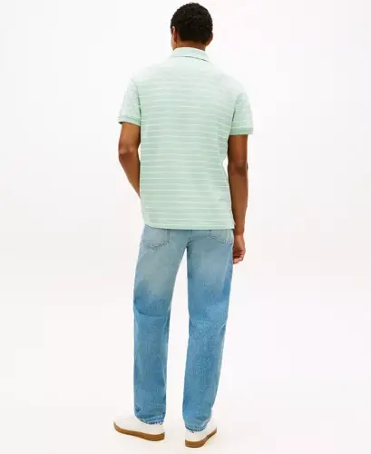 Men's Iconic 1985 Slim-Fit Polo Shirt - Crushed Mint / White - 4