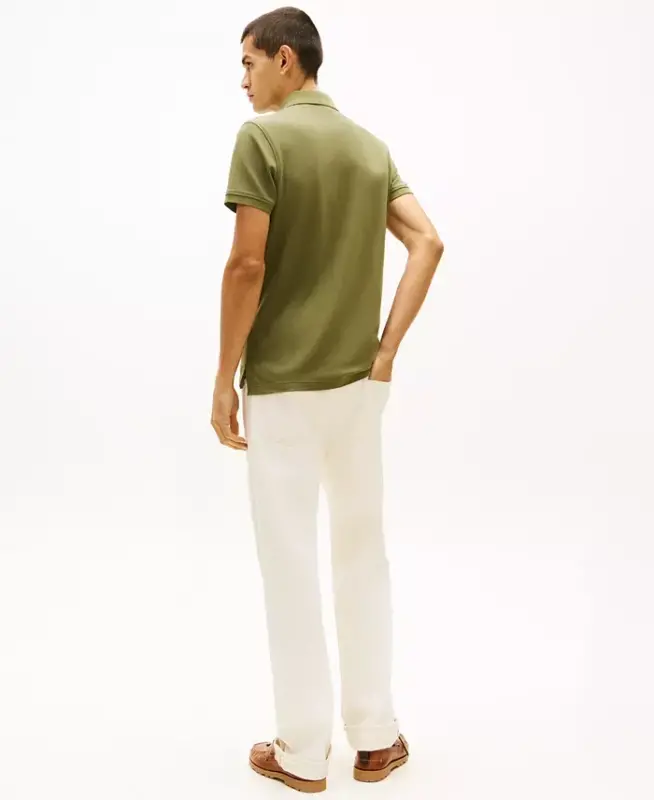 Men's Iconic 1985 Slim-Fit Polo Shirt - Dark Artichoke - 4