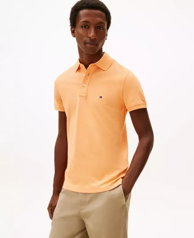 Men's Iconic 1985 Slim-Fit Polo Shirt - Fruity Orange - 1