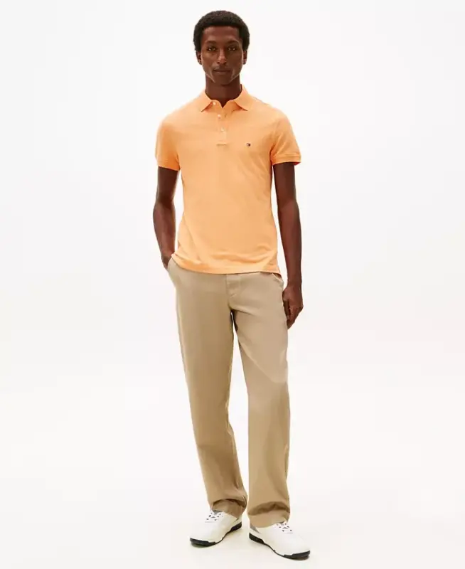 Men's Iconic 1985 Slim-Fit Polo Shirt - Fruity Orange - 2