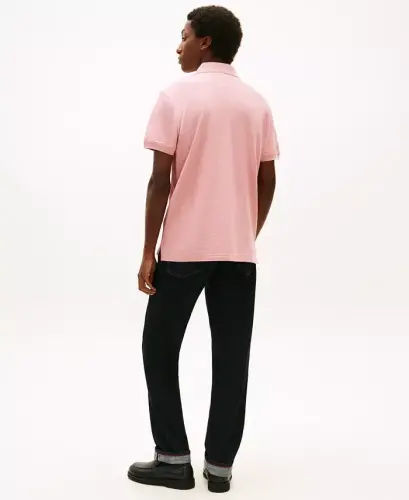 Men's Iconic 1985 Slim-Fit Polo Shirt - Camelia Blush Heather - 4