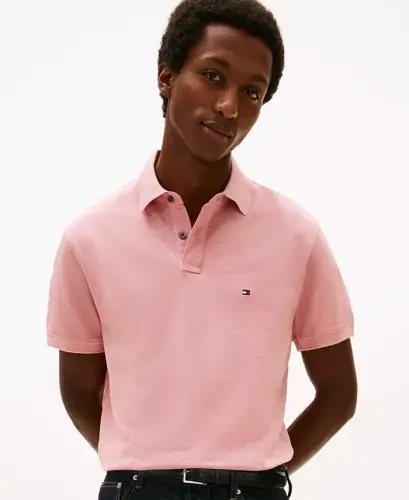 Men's Cotton Classic-Fit 1985 Polo Shirt - Camelia Blush Heather - 5