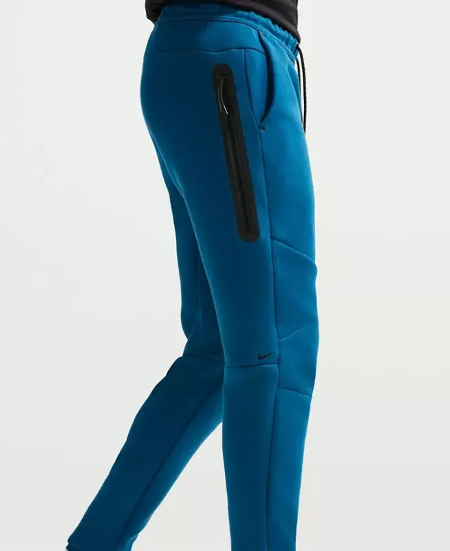 Men's Tech Fleece Drawstring Joggers Pants - Court Blue/Black - 3