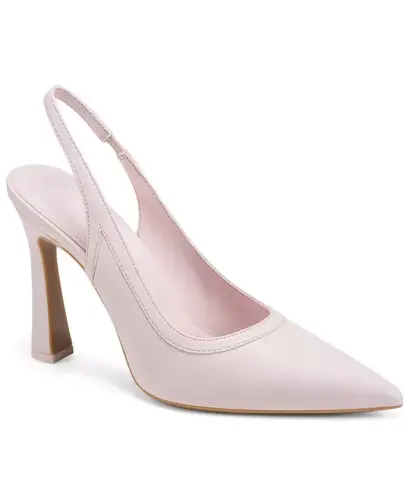 Women's Cinette Slingback Pointed Toe Pumps - Light Pink 