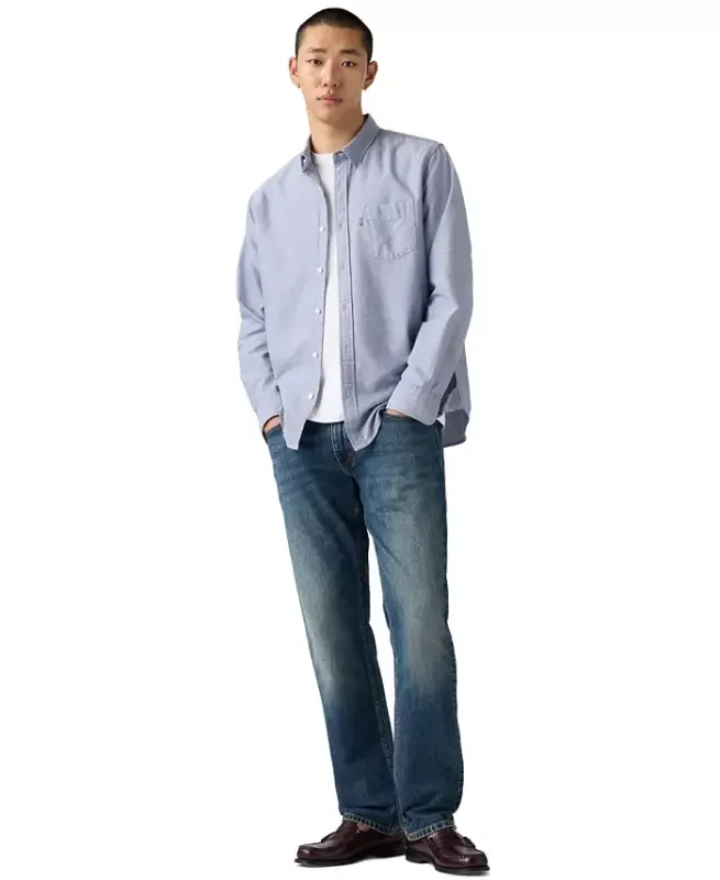 Men's 559 Relaxed Straight-Fit Stretch Jeans - Denim De Jour - 12