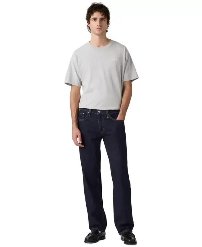 Men's 559 Relaxed Straight-Fit Stretch Jeans - New Found Rinse - 11