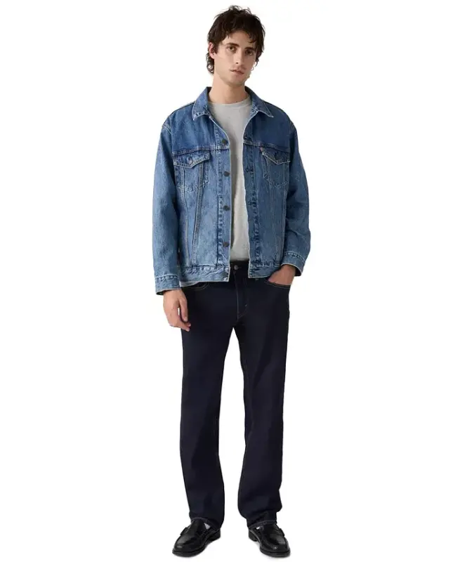 Men's 559 Relaxed Straight-Fit Stretch Jeans - New Found Rinse - 5