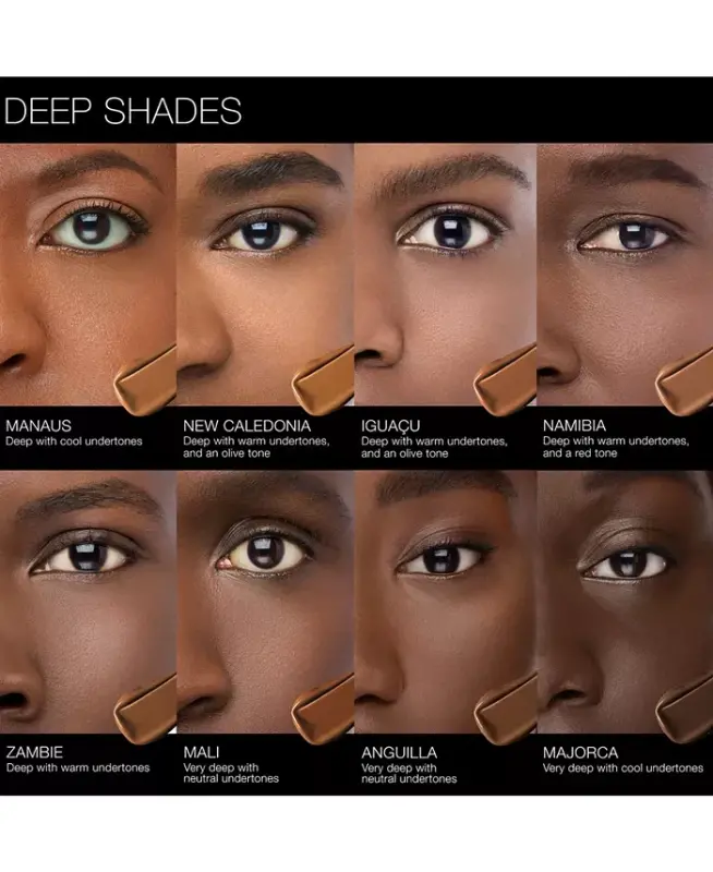 Natural Radiant Longwear Foundation, 1 oz. - Iguacu (D3 - Deep with neutral undertones, and an olive tone) - 4