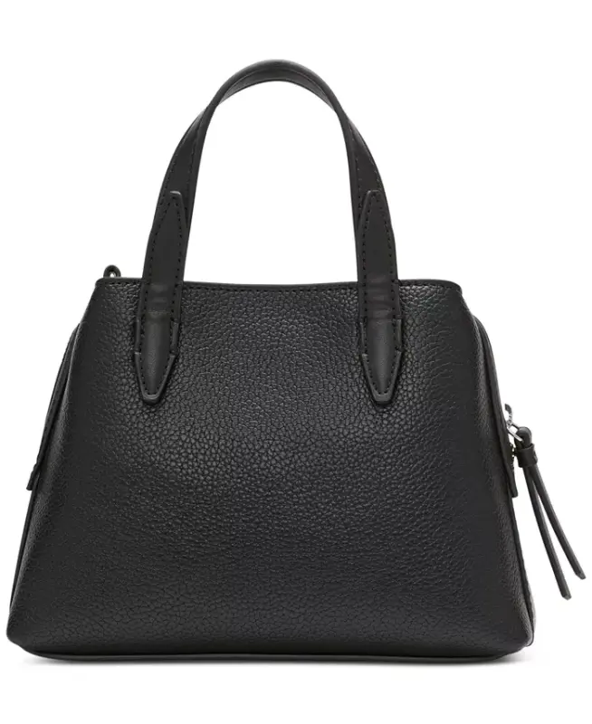 Millie Triple Compartment Crossbody with Coin Pouch - Black/Silver - 10