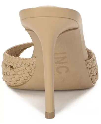 Amra Dress Slide Sandals, Created for Modazone - Walnut Woven - 8