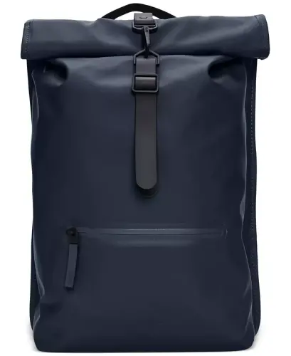 Men's Rolltop Rucksack Bag - Navy - 1