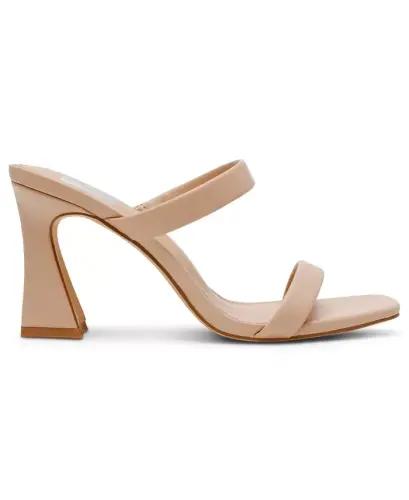 Women's Yorke Two-Band Square-Toe High-Heel Dress Sandals - Blush - 7