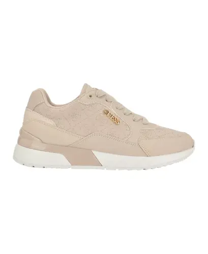 Women's Moxea Quattro G Logo Lace-Up Joggers - Ivory Logo Nubuck - 7