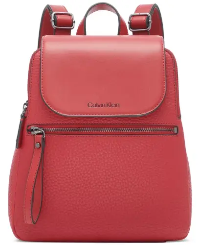 Garnet Triple Compartment Mini Backpack - Cranberry 