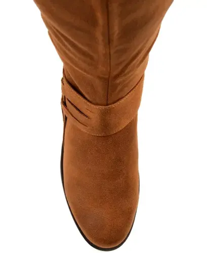 Women's Meg Wide Calf Knee High Boots - Wide Calf - Black - 34