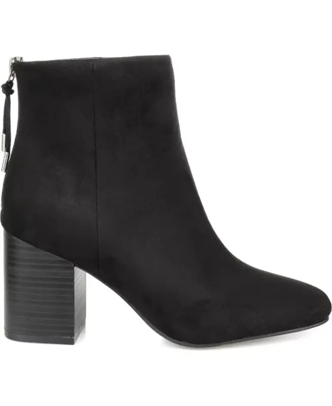 Women's Audrina Stacked Heel Dress Booties - Black - 2