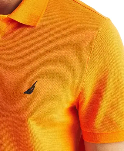 Men's Classic-Fit Deck Polo Shirt - Coast Guard Orange - NAUTICA (1)