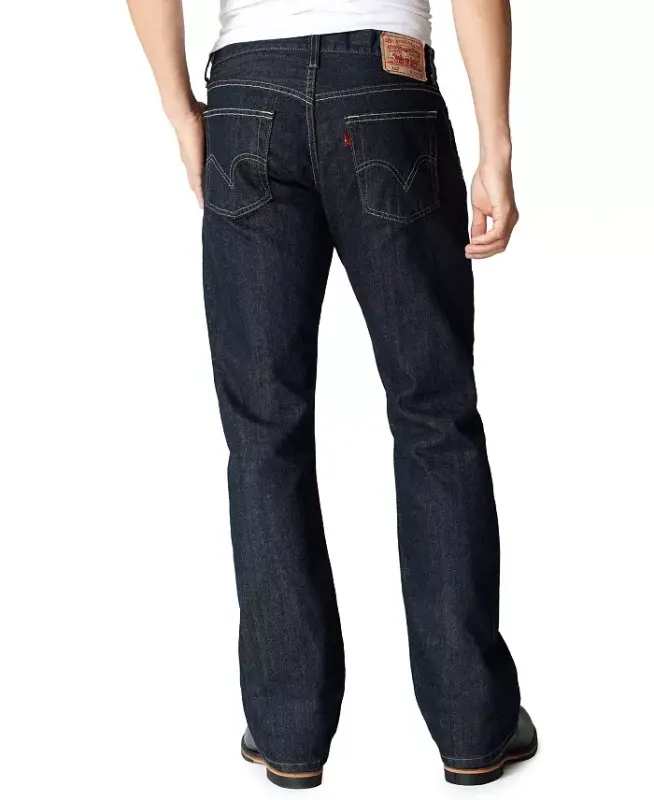 Levi’s Men’s 527 Slim Bootcut Fit Jeans - Tumbled Rigid - 10