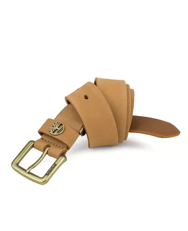 40mm Logo Cut-To-Fit Belt - Wheat - TIMBERLAND