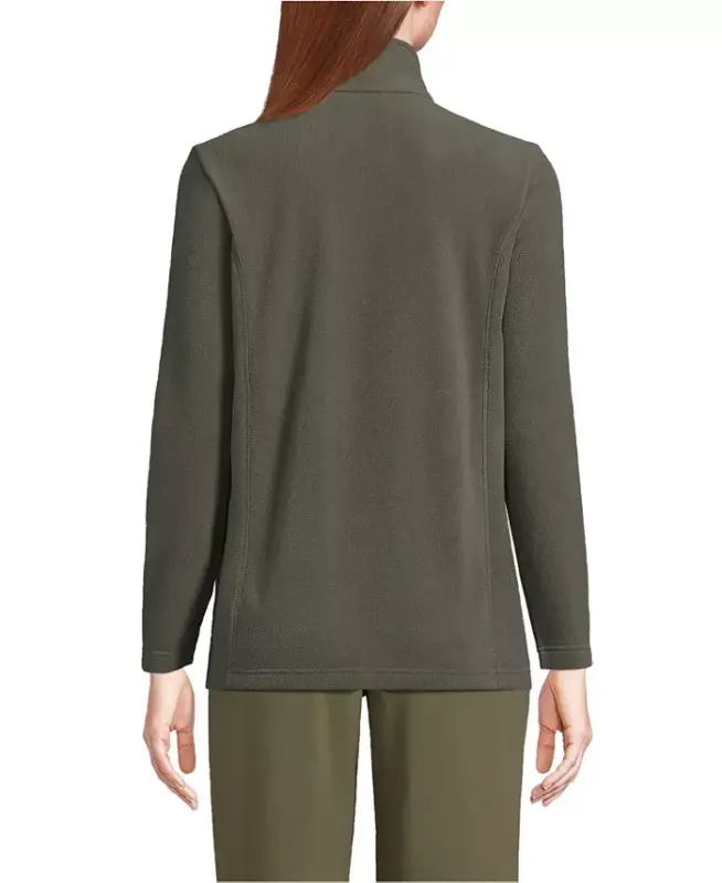 Women's Anyweather Fleece Full Zip Jacket - Forest moss green - 2