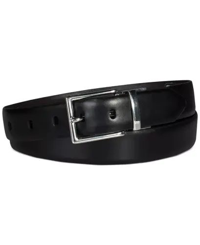 Women's Reversible Leather Pant Belt - Black/brown - 13